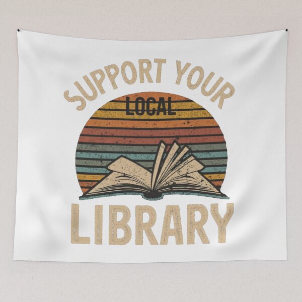 Item preview, Support your local library designed and sold by PawelNature.