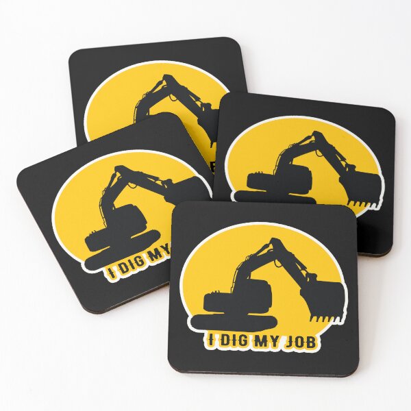Item preview, excavator driver quote designed and sold by huggymauve.