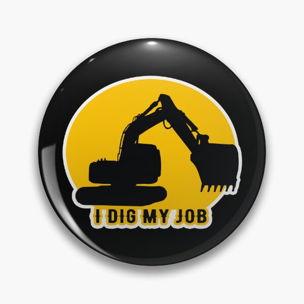 Item preview, excavator driver quote designed and sold by huggymauve.