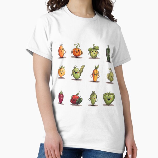 Item preview, Cute Vegetable Characters Eat your Greens designed and sold by Samanthi007.