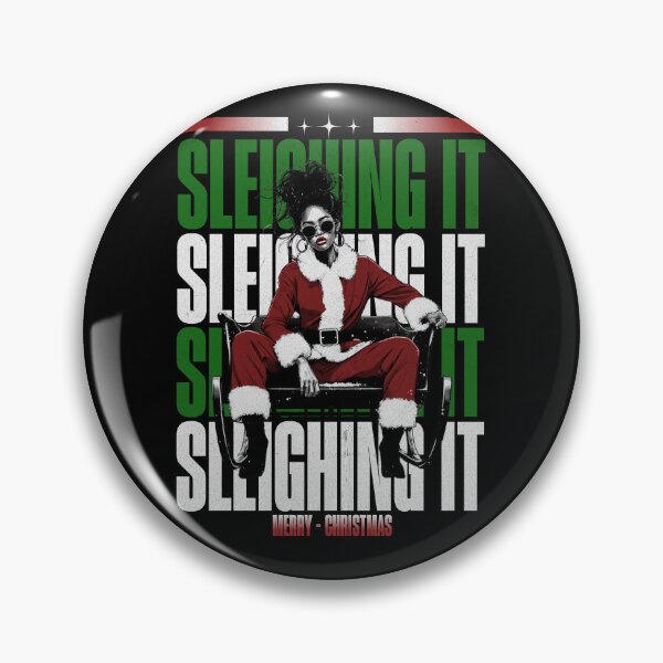 Item preview, She is Sleighing It - Merry Christmas designed and sold by Fr0mtheMachine.