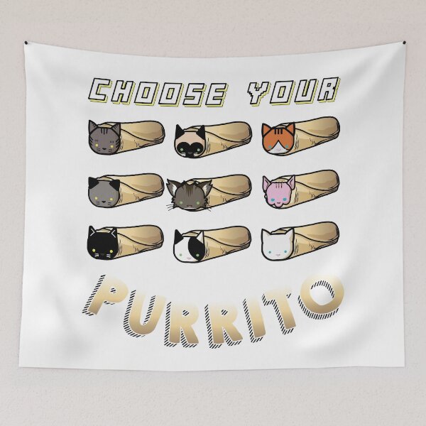 Item preview, Choose your Purrito designed and sold by NetJan11.