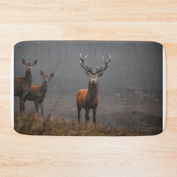 Item preview, A deer in the foggy forest designed and sold by MyArtistry.