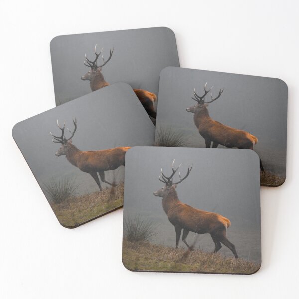 Item preview, A deer in the foggy forest designed and sold by MyArtistry.