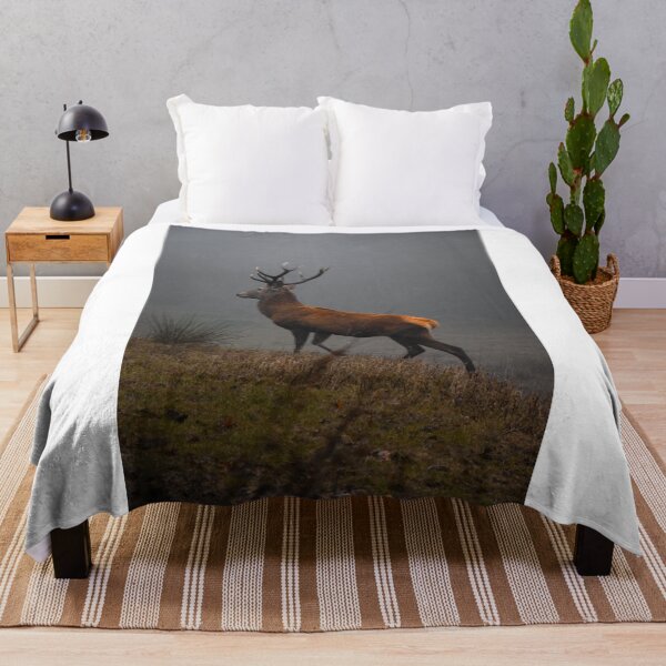 Item preview, A deer in the foggy forest designed and sold by MyArtistry.