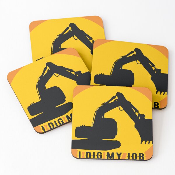 Item preview, excavator driver quote designed and sold by huggymauve.