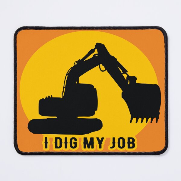 Item preview, excavator driver quote designed and sold by huggymauve.