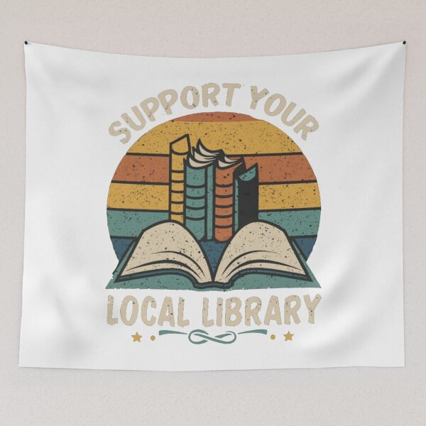 Item preview, Support your local library designed and sold by PawelNature.