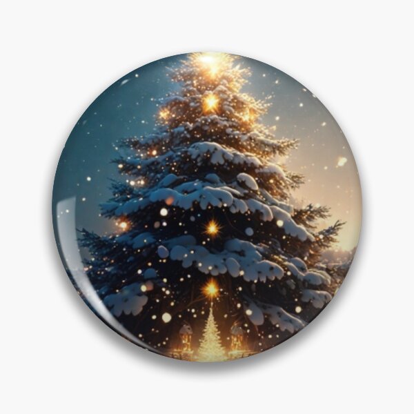 Item preview, Christmas tree picture in the snow designed and sold by D- Day.
