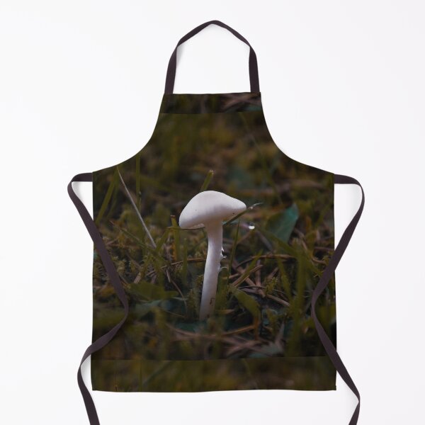 Item preview, A small white mushroom in the moss designed and sold by MyArtistry.