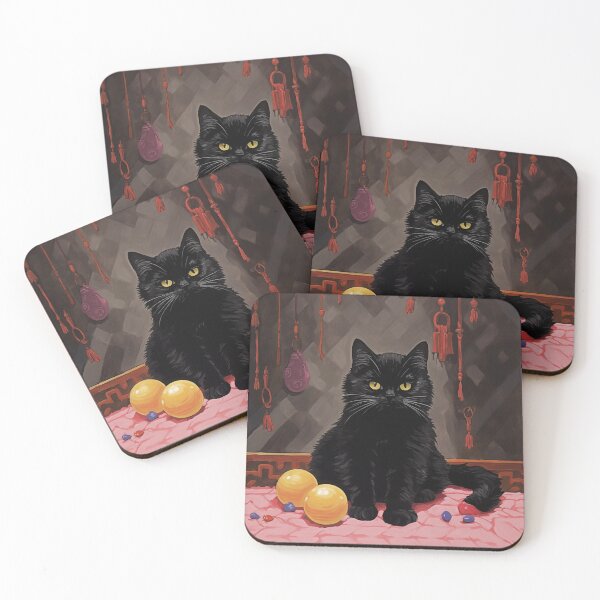Item preview, Angry black cat pt 3 designed and sold by PricklyPeanut.