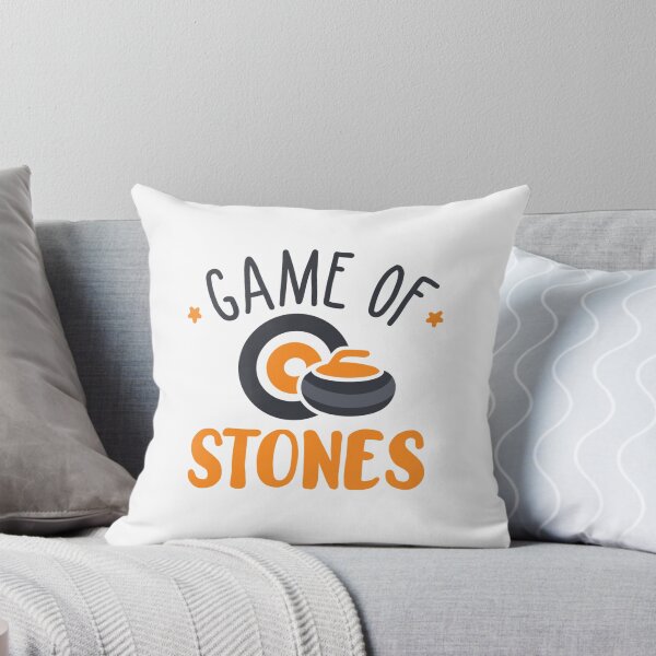 Item preview, Game Of Stones - Curling Sport Orange designed and sold by Chanaika4.