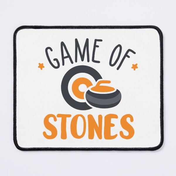 Item preview, Game Of Stones - Curling Sport Orange designed and sold by Chanaika4.