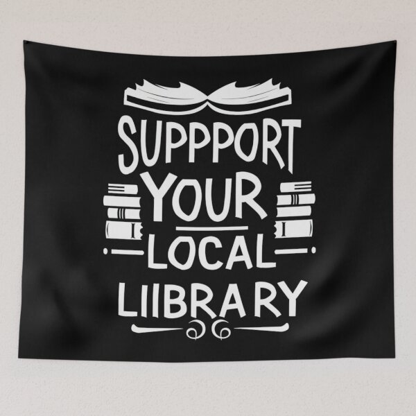Item preview, Support your local library designed and sold by PawelNature.