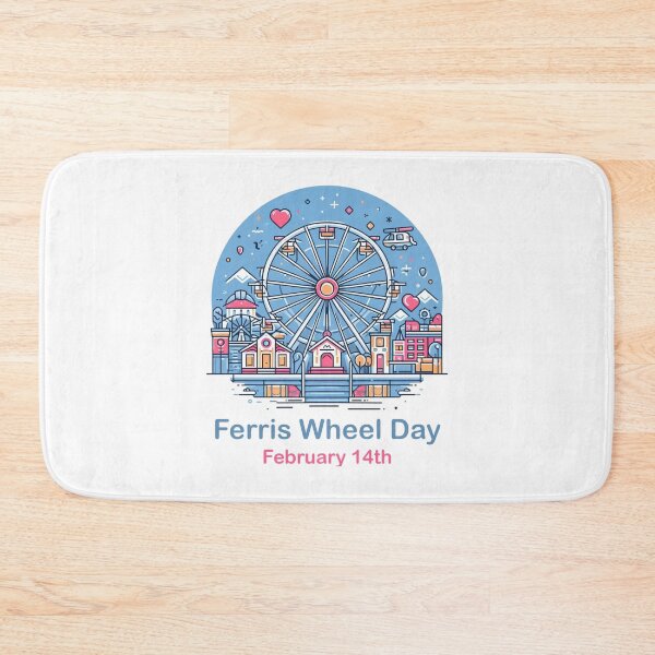 Item preview, Feb 14th Ferris Wheel Day designed and sold by CrankyOldDude.