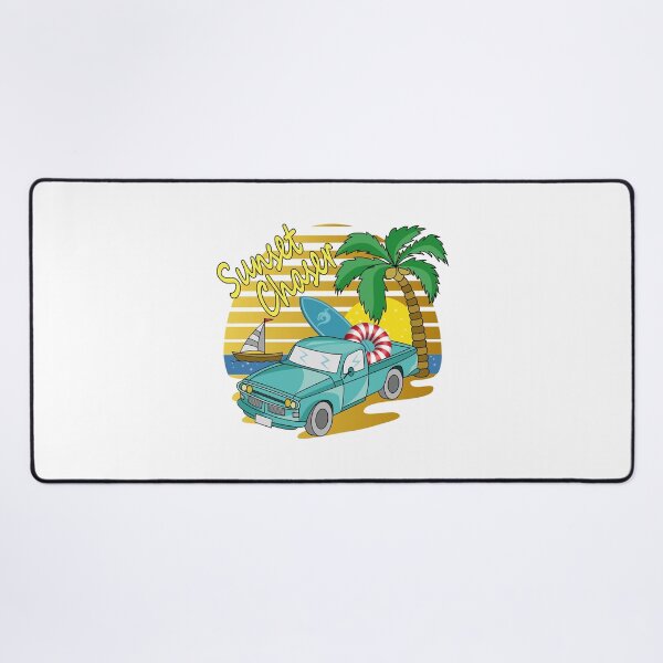 Item preview, Sunset Chaser - Vehicle - Beach Day designed and sold by Ayesha Saleem.