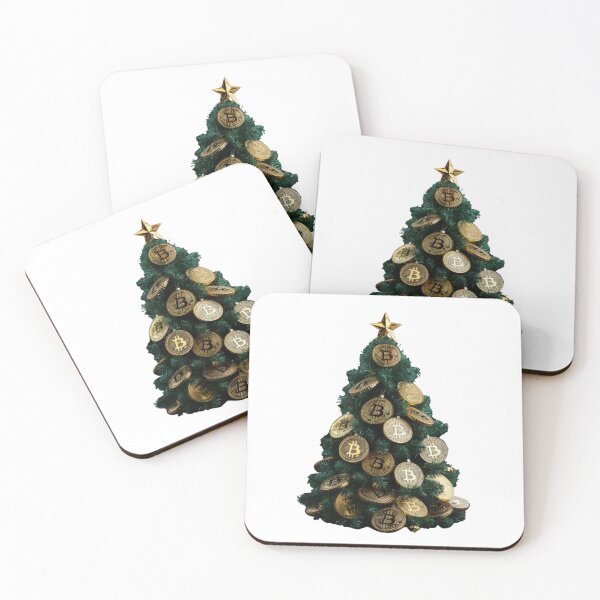 Item preview, Bitcoin Christmas Tree | Sticker designed and sold by NicolasGlowArt.