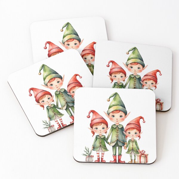 Item preview, Elf girl cartoon Christmas designed and sold by wplamkung.