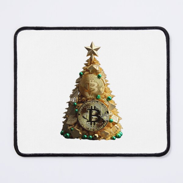 Item preview, Crypto Bitcoin Christmas Tree | Sticker designed and sold by NicolasGlowArt.