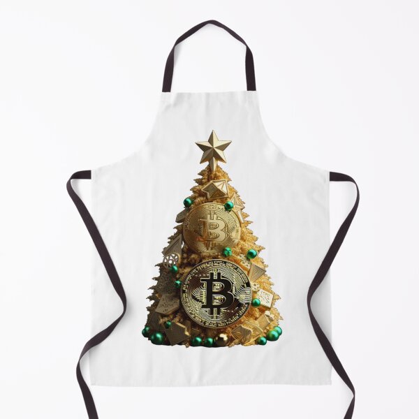 Item preview, Crypto Bitcoin Christmas Tree | Sticker designed and sold by NicolasGlowArt.