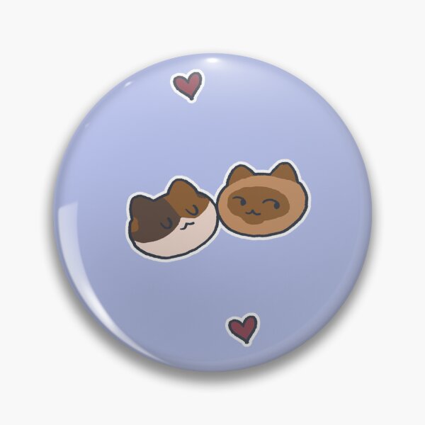 Item preview, pareja de gatos designed and sold by RamuneBear.