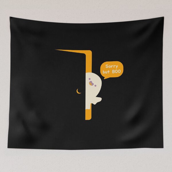 Item preview, Cute ghost saying sorry but boo designed and sold by firarapucha.