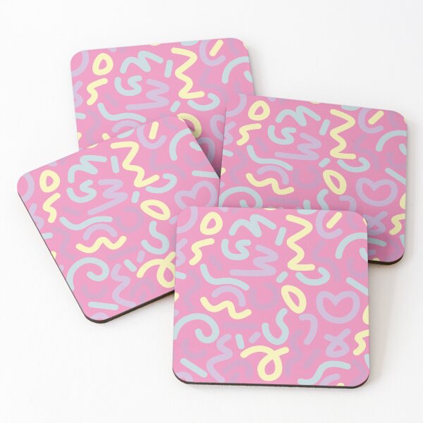 Item preview, Pastel pattern with various scattered geometric trendy line shapes. Abstract light soft colorful Background Design.  designed and sold by NataliaVVV.