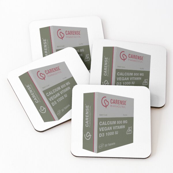 Item preview, Calcium 800 mg and Vegan Vitamin D3 1000 IU (Transparent) designed and sold by CRS123.