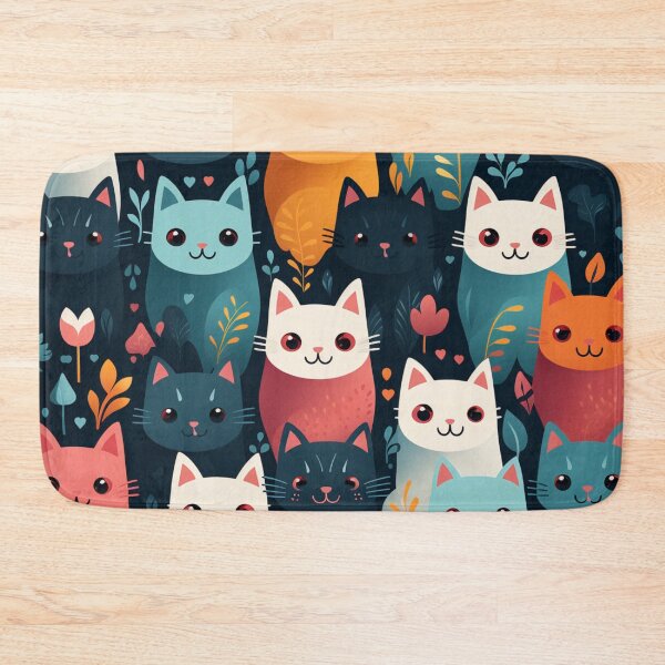 Item preview, Multicolored cat designed and sold by Rxquiem.
