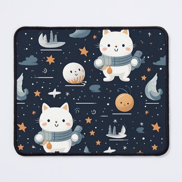 Item preview, Space Christmas Cat pattern designed and sold by Sp3ctrumOfColor.
