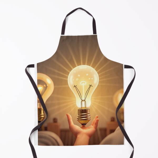 Item preview, Illuminated Insight - Hand & Lightbulb designed and sold by Pixel Dome.