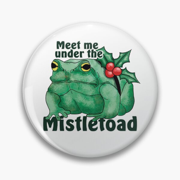 Item preview, Meet me under the MISTLETOAD designed and sold by LilPrintsShop.