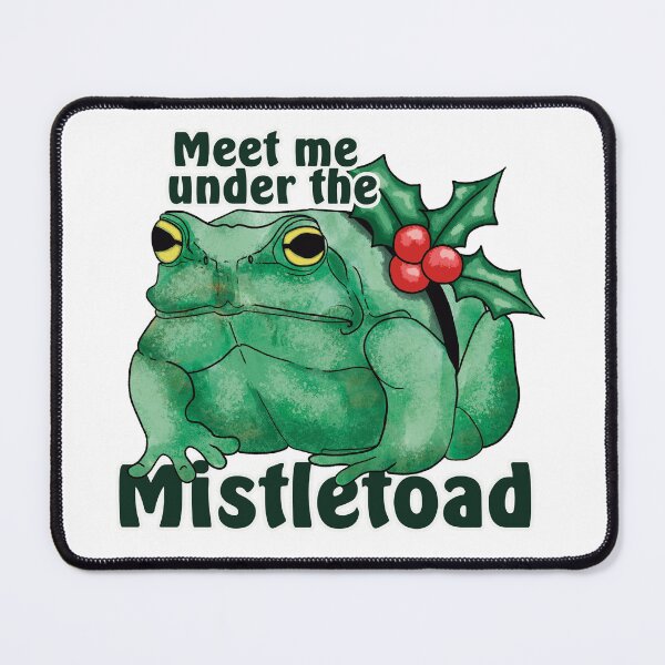 Item preview, Meet me under the MISTLETOAD designed and sold by LilPrintsShop.