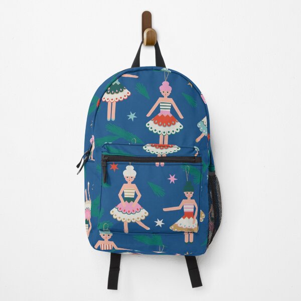 Artikelvorschau, BALLERINA-WEIHNACHTSVERZIERUNGSMUSTER entworfen und verkauft von THE PRINTED SQUARE STUDIO.