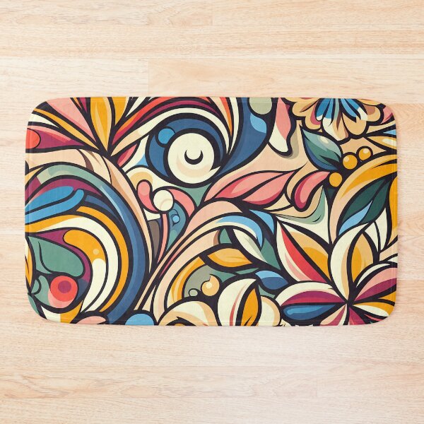 Item preview, Colorful Floral Pattern: A Cute Gift designed and sold by Kittyzens.