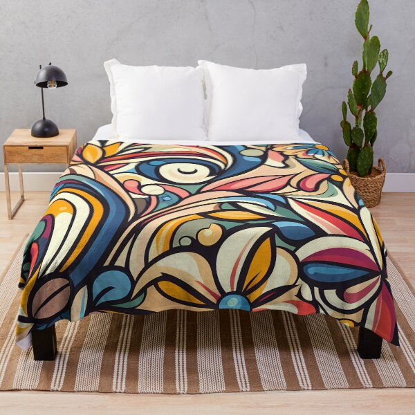 Item preview, Colorful Floral Pattern: A Cute Gift designed and sold by Kittyzens.