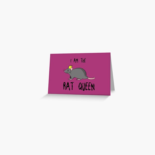 Item preview, The Rat Queen - dark writing on pink designed and sold by MaesterAemon.