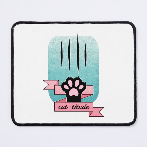 Item preview, Cattitude | Cat Paw | Cat Pun designed and sold by ObsidianDaz.