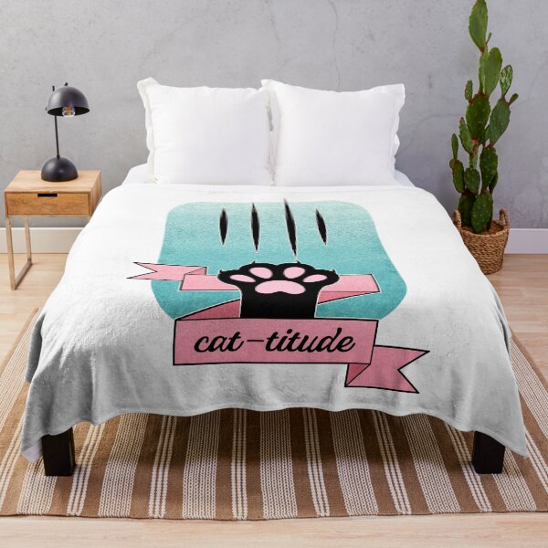 Item preview, Cattitude | Cat Paw | Cat Pun designed and sold by ObsidianDaz.