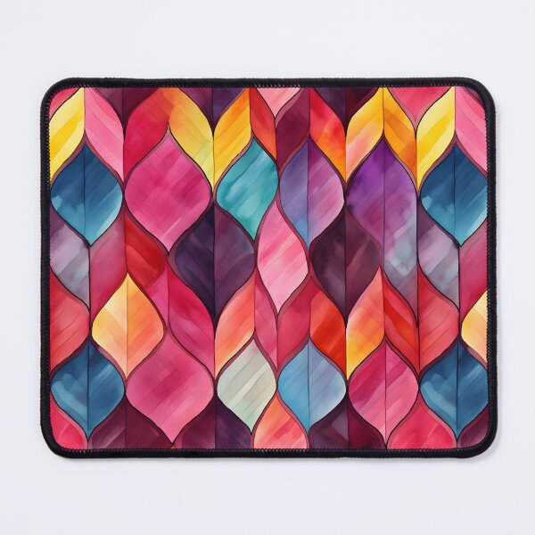 Item preview, "ChromaPlait: A Burst of Radiant Watercolor Brilliance" designed and sold by raphicha365.