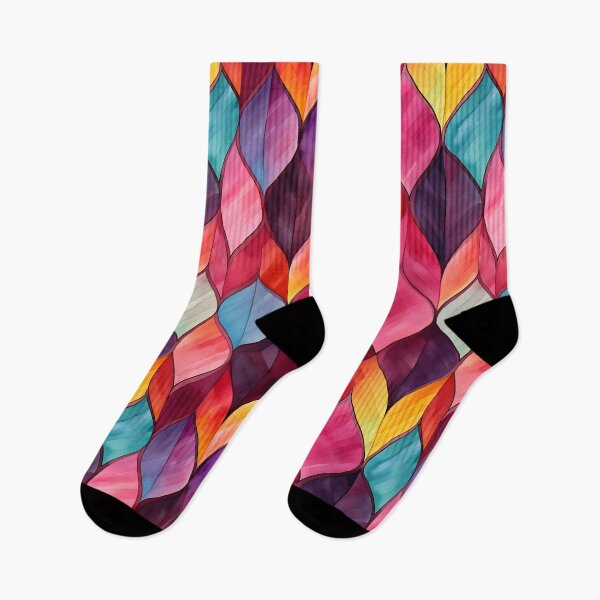 Item preview, "ChromaPlait: A Burst of Radiant Watercolor Brilliance" designed and sold by raphicha365.
