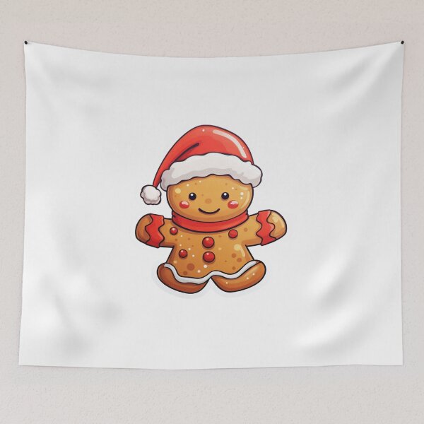 Item preview, Christmas Gingerbread Sticker designed and sold by NicolasGlowArt.
