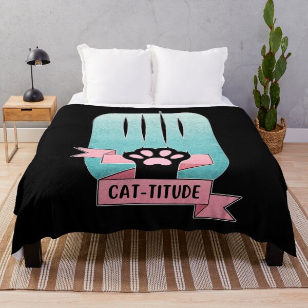 Item preview, Cattitude | Cat Paw | Cat Pun designed and sold by ObsidianDaz.
