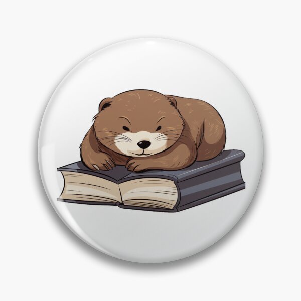 Item preview, Otter reading designed and sold by PawelNature.