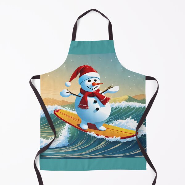 Item preview, Snowman Surfer #1 On Vacation - Stoked Frosty Glide designed and sold by Artekinium.