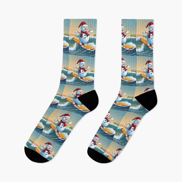 Item preview, Snowman Surfer #1  On Vacation - Stoked Frosty Glide  designed and sold by Artekinium.