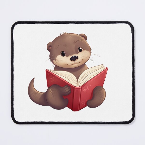 Item preview, Otter reading designed and sold by PawelNature.