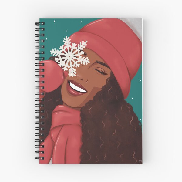 Item preview, Saludos navideños con copos de nieve designed and sold by Stephjojo.