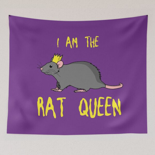 Item preview, The Rat Queen - yellow writing on pink designed and sold by MaesterAemon.