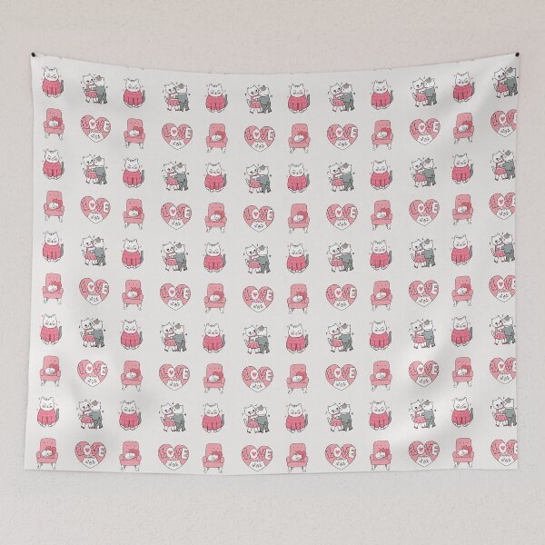 Item preview, beautiful kittens in love designed and sold by huape.